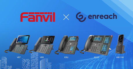 Fanvil V Series, X Series, XU Series IP Phones and W611W Portable Wi-Fi Phone are Successfully Compatible with Enreach