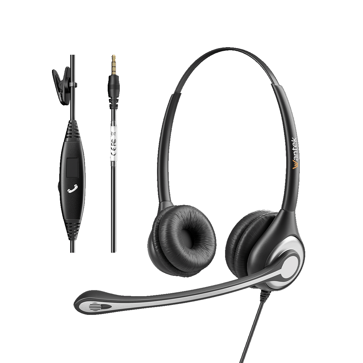 Wantek headset 3.5mm jack H602