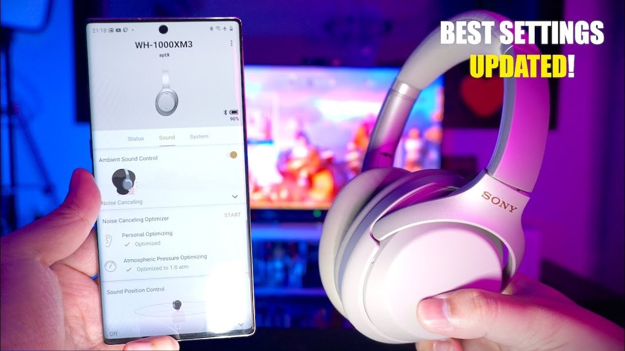 what are the best settings for my sony xm3 headphones