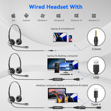 Wantek® h602 3 in 1 USB headset for phone
