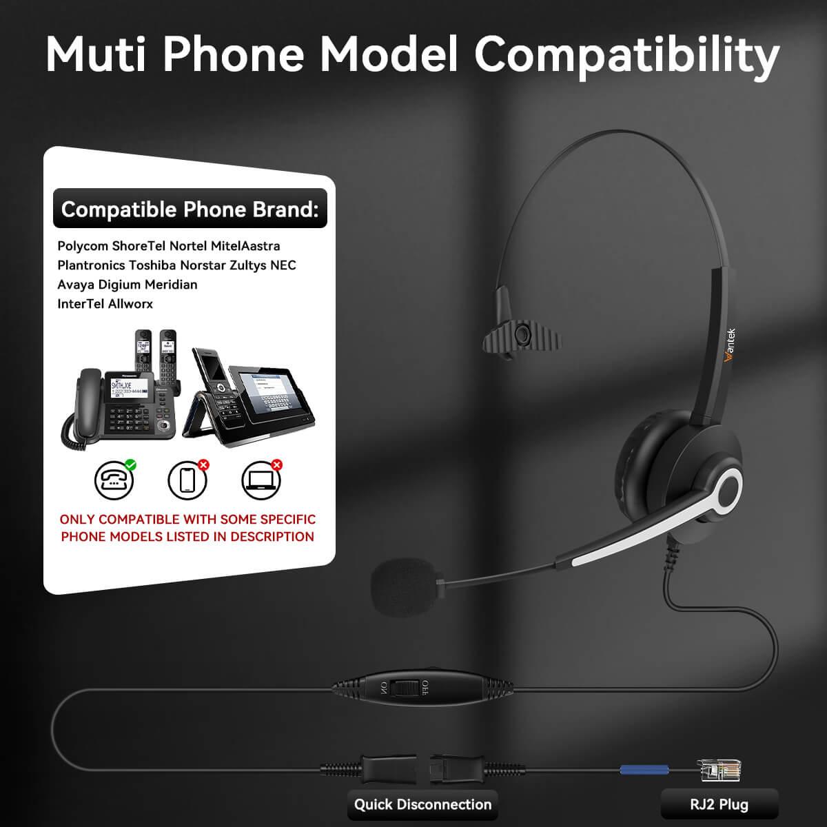 Headsets for call centers