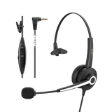 Wantek® h681 mono 2.5mm headset for mobile