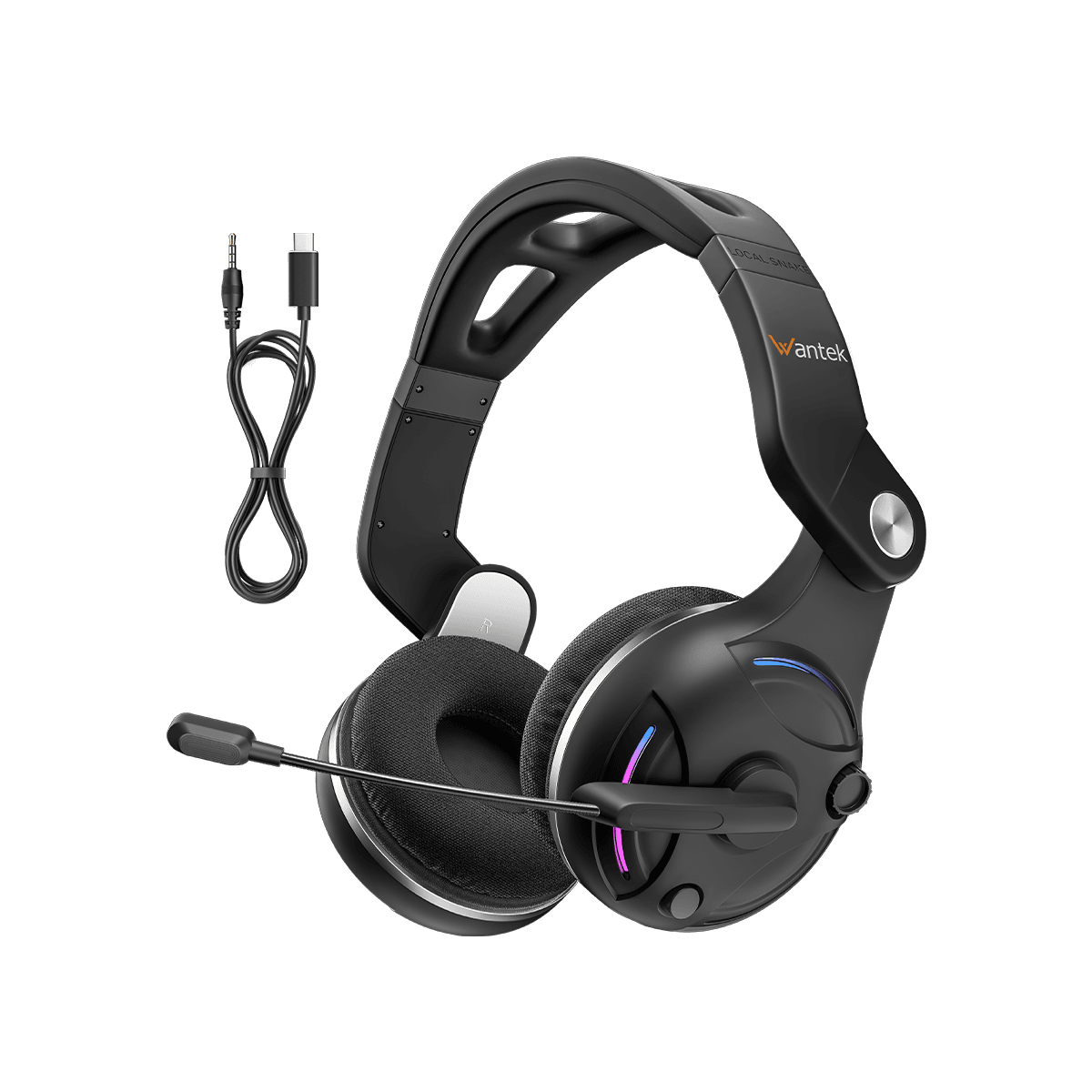 Wantek® T2L 2-IN-1 Gaming Headset & Wireless Music Headset