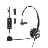 Wantek® h600 USB headset for computer