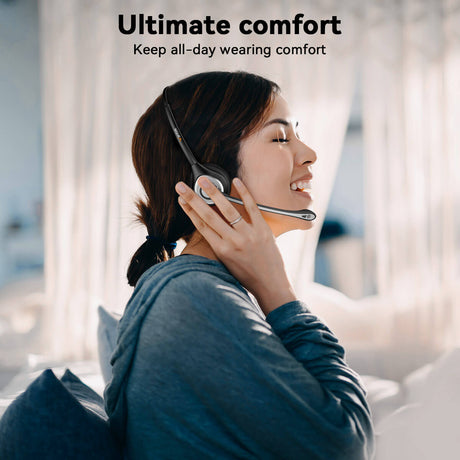 best headset for mobile phone - best work headset - noise cancelling headset with mic - best wireless work headset