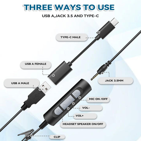 usb headsets - usb headset microphone - usb vs 3.5mm headset