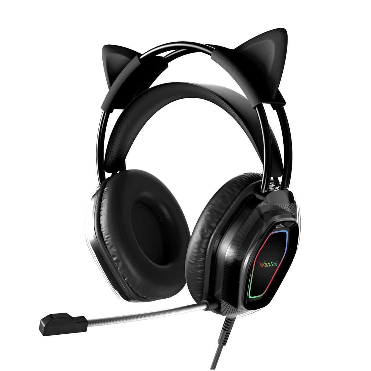 Gaming Headphones with Cat Ears Performance