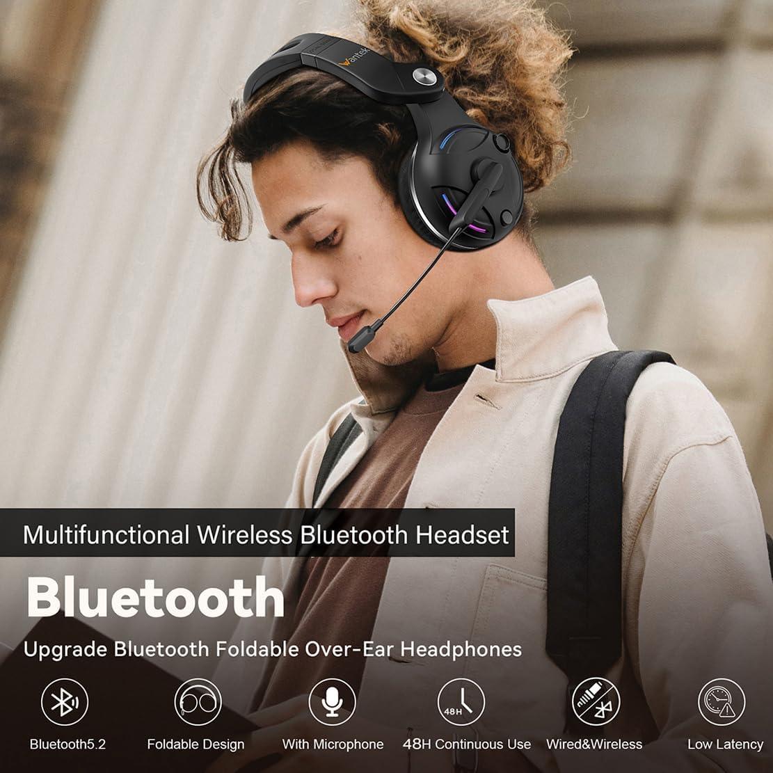 Bluetooth Gaming Headset - Wireless Music Headset